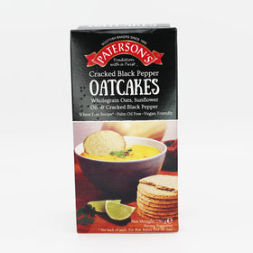Paterson's Cracked Black Pepper Oatcakes