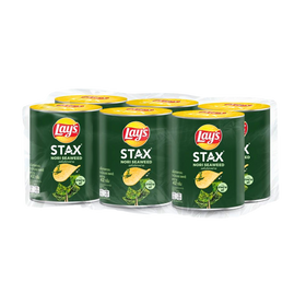 Pack (6) Lays Stax Nori Seaweed Crisps