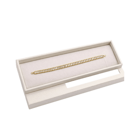 Aura Gold Tennis Bracelet With CZ Diamonds