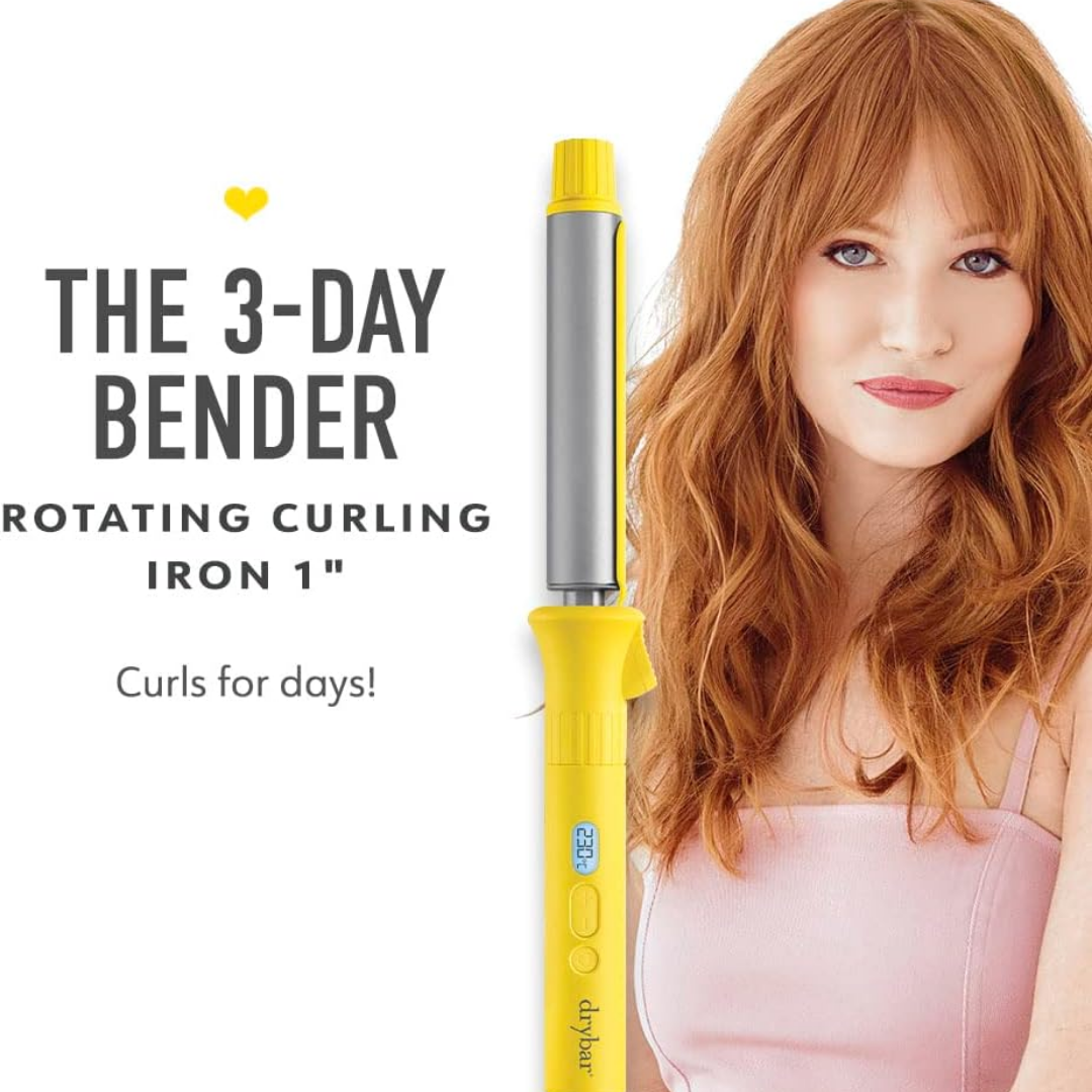 Drybar The 3-Day Bender Digital Curling Iron 1.25 Inch 240V