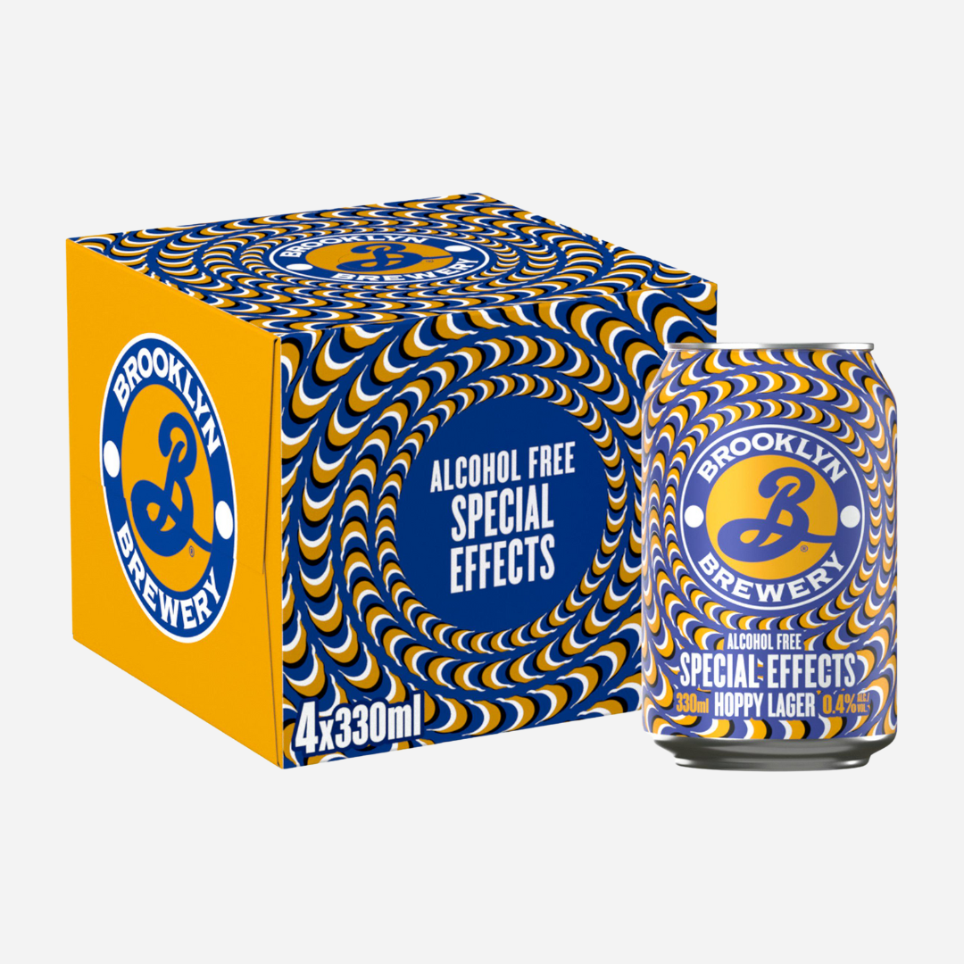Brooklyn Alcohol Free Lager Beer Cans
