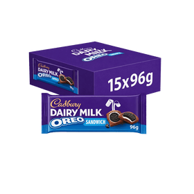 Dairy Milk Oreo Sandwich Chocolate Bar 15 x 96g