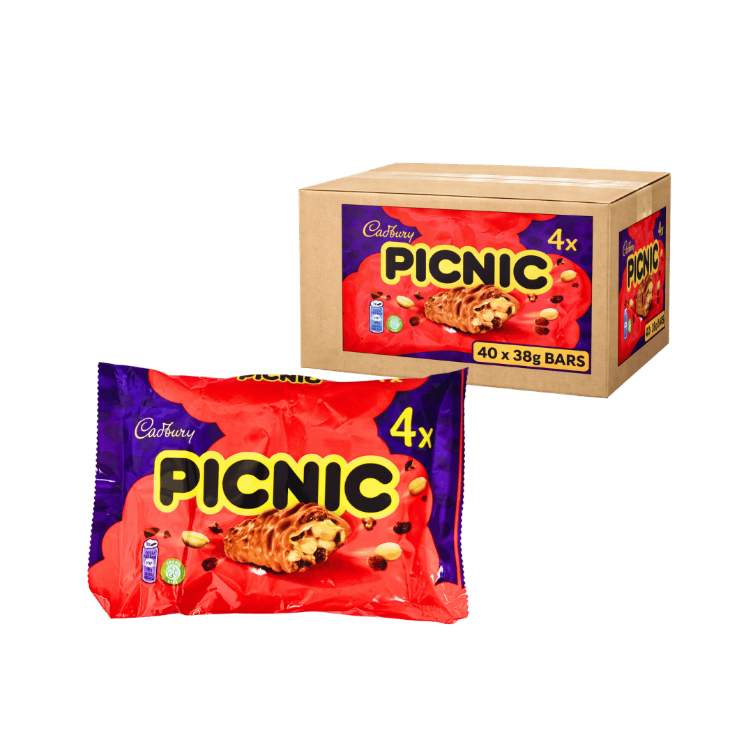 Cadbury Picnic Chocolate Bars – 40 x 38g