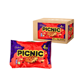 Cadbury Picnic Chocolate Bars – 40 x 38g