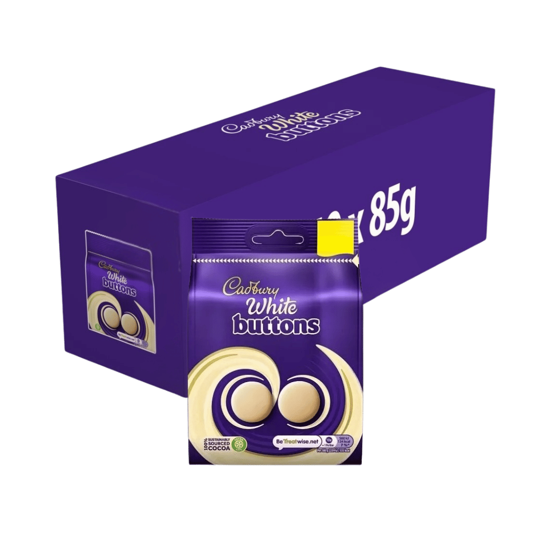 Cadbury White Chocolate Buttons 10 x 85g