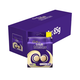 Cadbury White Chocolate Buttons 10 x 85g