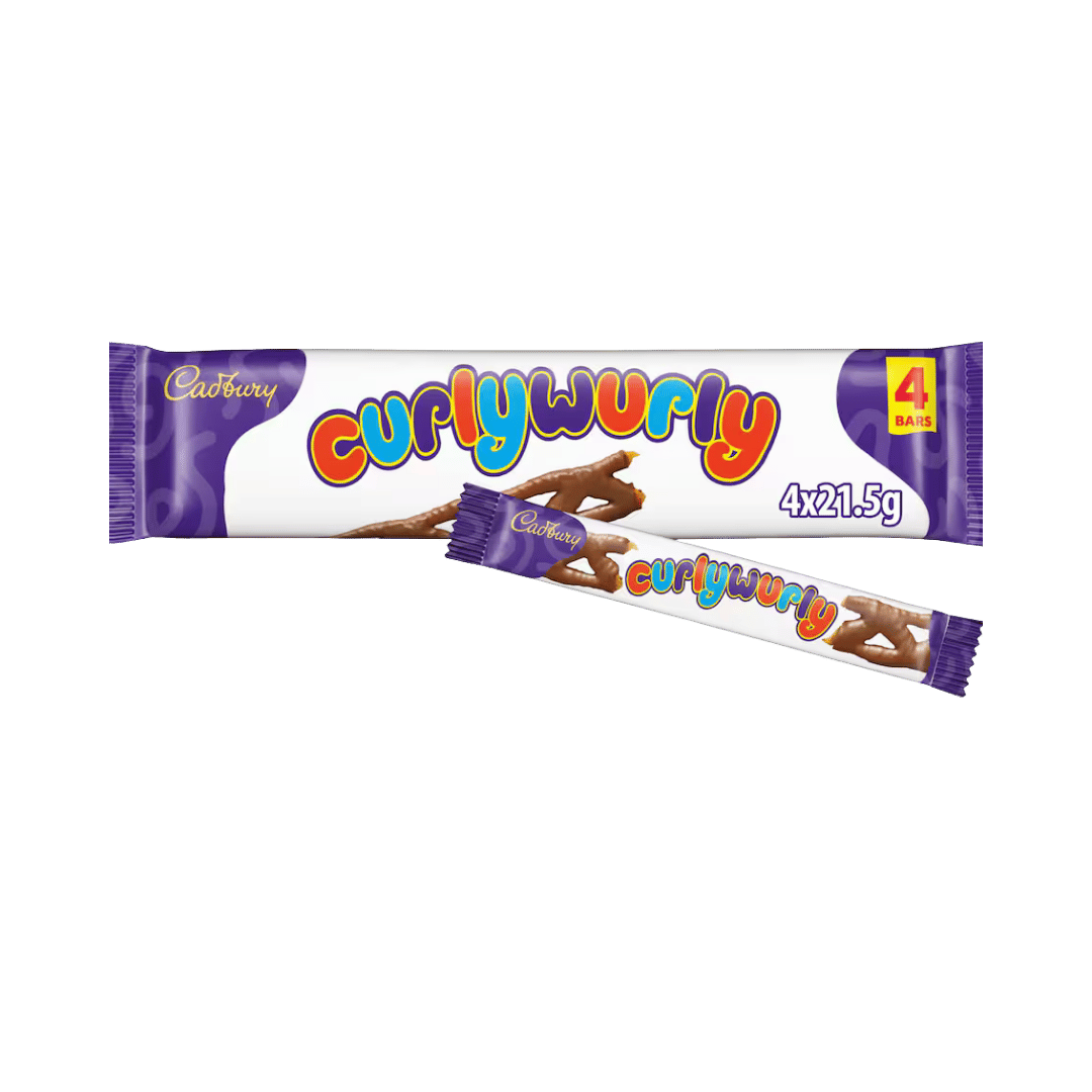 Cadbury Curly Wurly 4 Pack