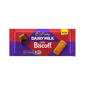 Cadbury Dairy Milk Biscoff Biscuit Chocolate Bar
