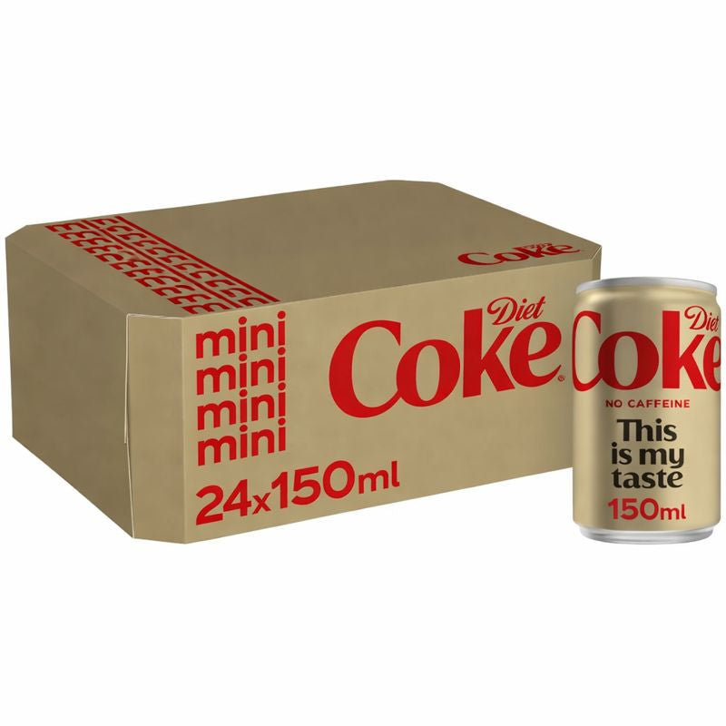 Diet Coke Caffeine Free 24 X 150ml Cans
