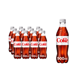 Coca-Cola Diet 12 x 500ml Bottle