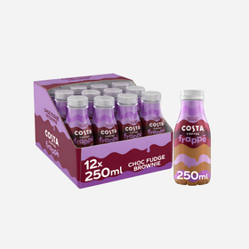 Costa Coffee Frappe Choc Fudge Brownie Iced Coffee