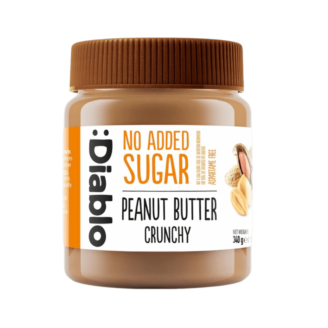 Diablo No Added Sugar Crunchy Peanut Butter