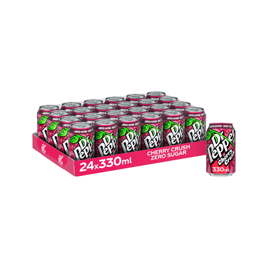 Multipack (24) Dr Pepper Cherry Crush Zero Sugar