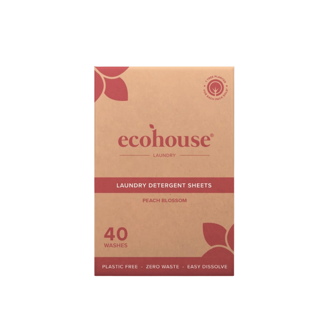 Ecohouse Laundry Detergent Sheets Peach Blossom