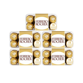 Ferrero Rocher Milk Chocolate Hazelnut Pralines 5 x 200g