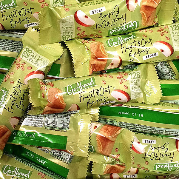 Bulk Buy 100 x Go Ahead Fruit & Oat Soft Bakes Apple Bars
