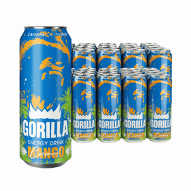 MULTIBUY Gorilla Energy Drink Mango-Coconut 48 x 250 ml