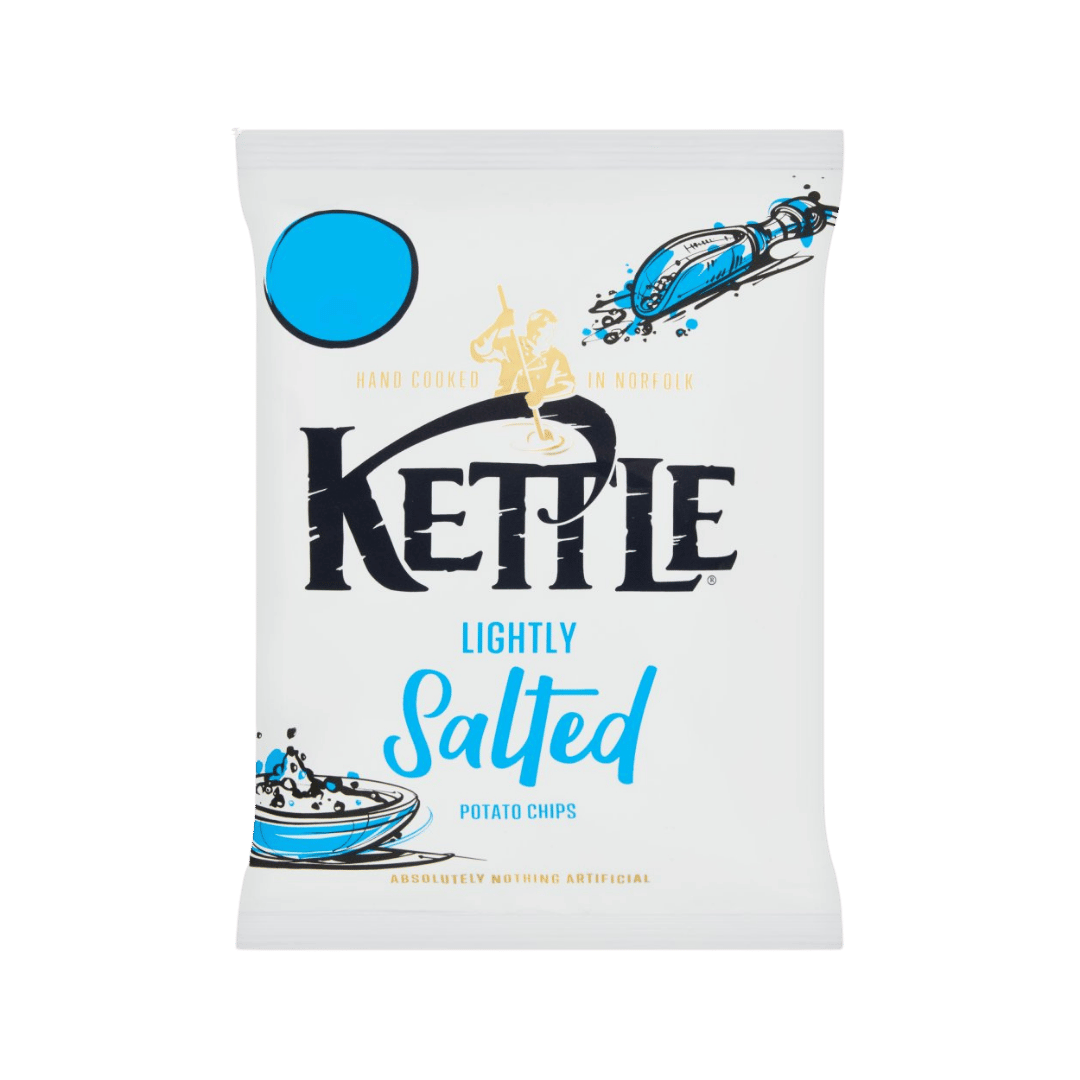 Kettle Lightly Salted Crisps  (12 x 80g)
