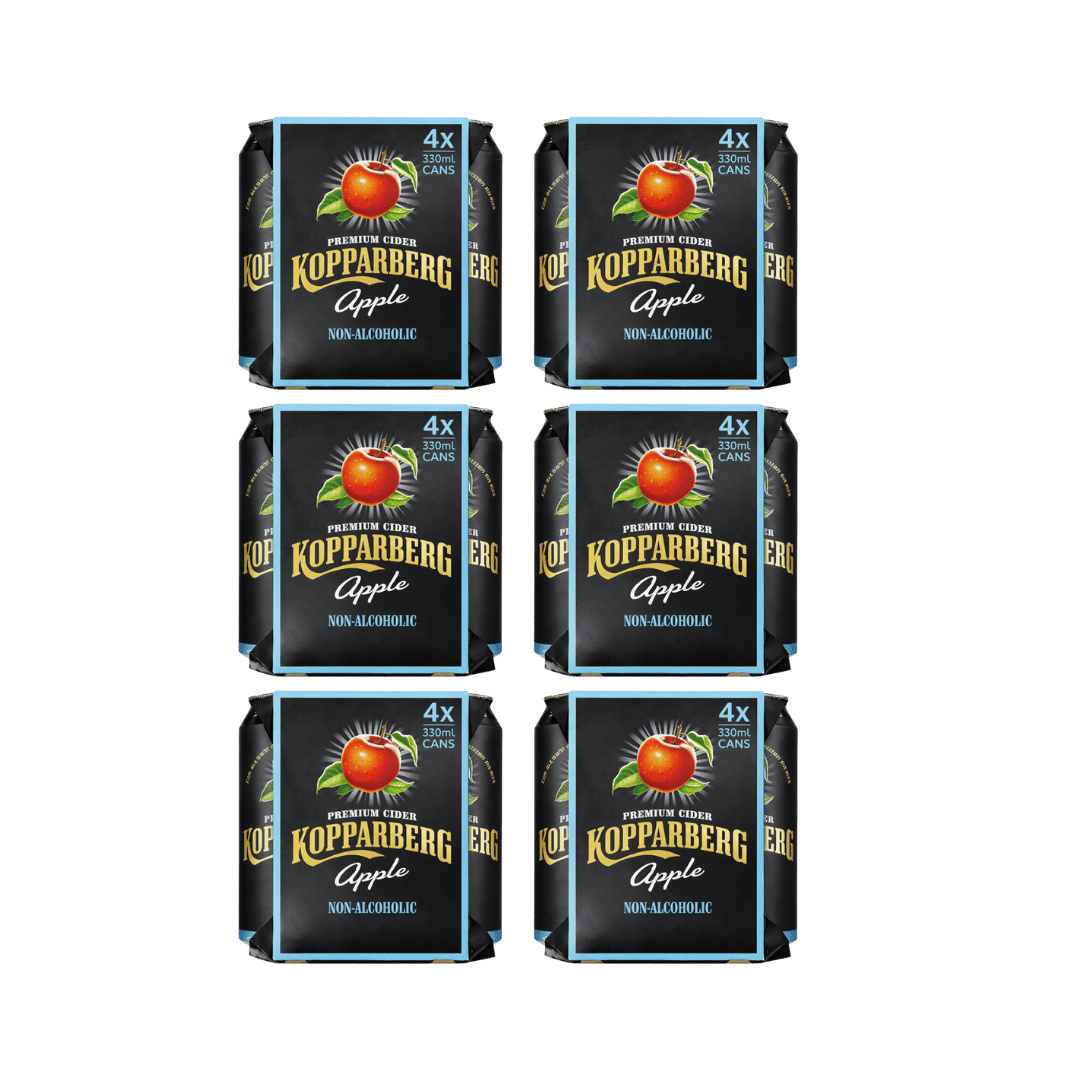 Kopparberg Alcohol Free Apple Cider Cans 24 x 330ml