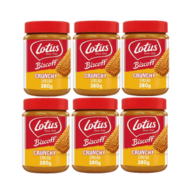 Lotus Biscoff Spread Crunchy 6 x 380g