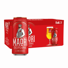 Madri Excepcional Premium Lager Beer