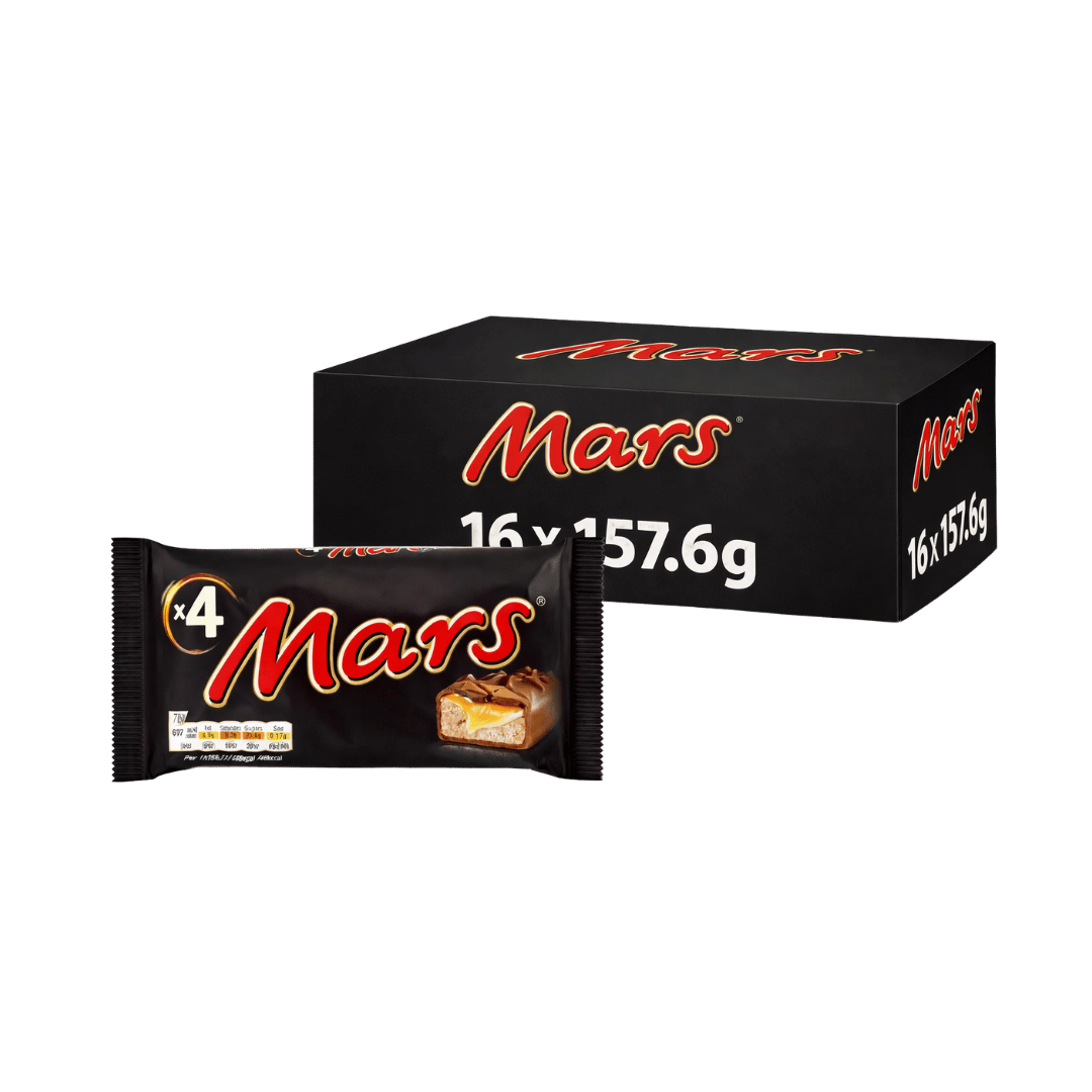 Mars Original Bars 16 x 4 Packs (64 Bars)