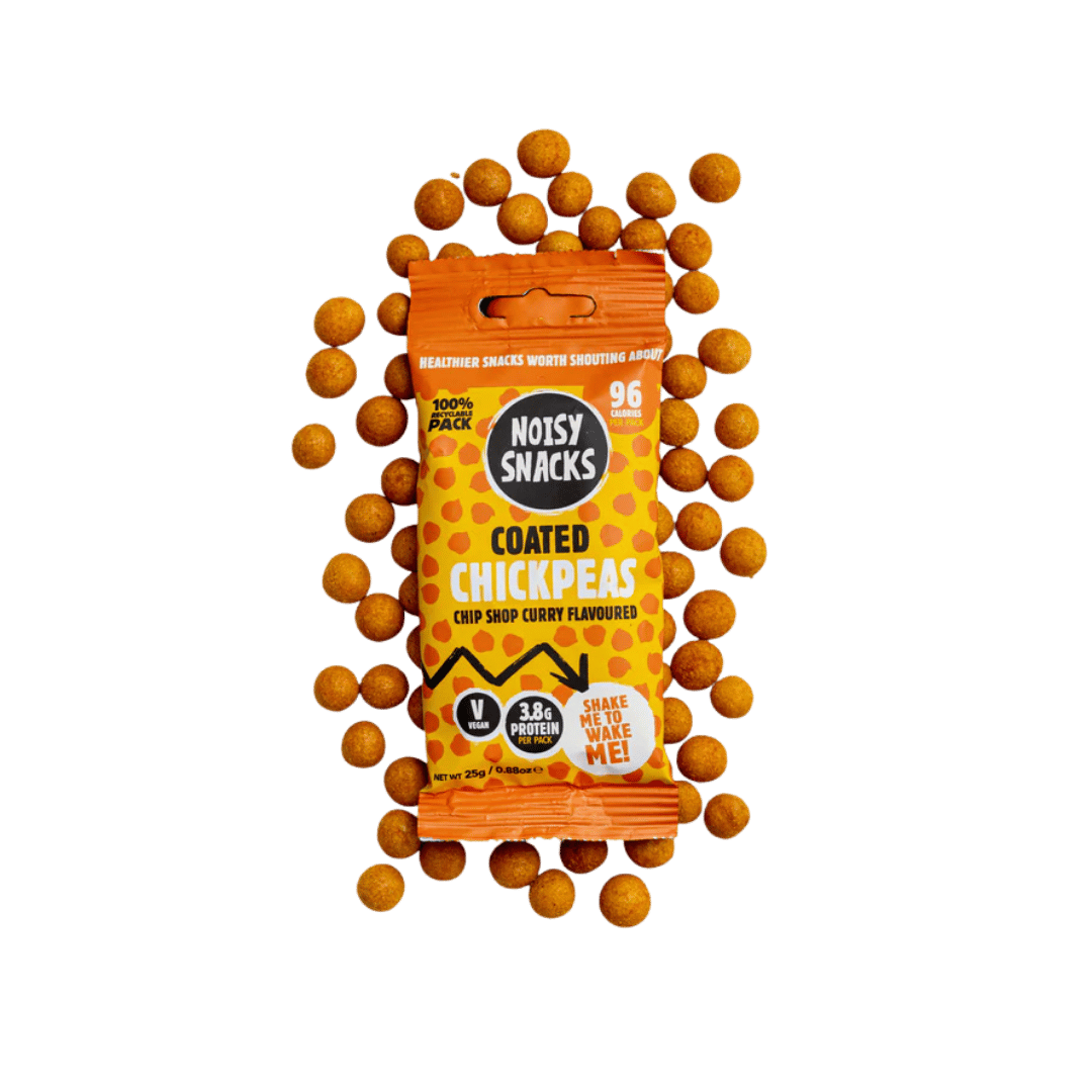 Noisy Snacks Chip Shop Curry Coated Chickpeas