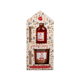 Pan Aroma Orange Spice candle & reed diffuser set