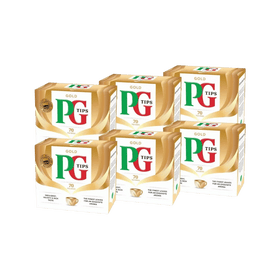 PG Tips Gold Black Tea 70s x 6
