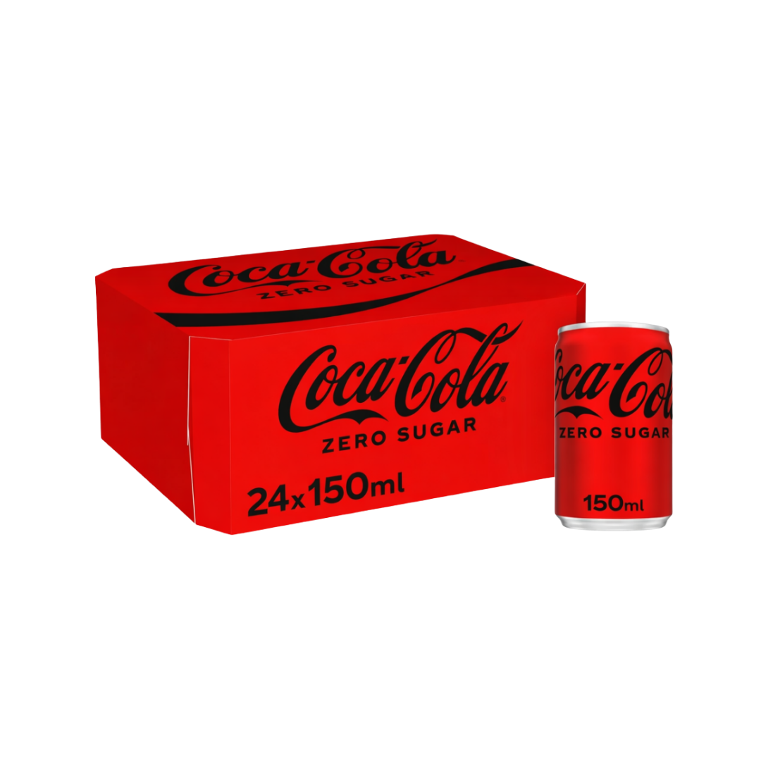 Coca-Cola Zero Sugar 24 x 150ml Cans (2 x 12pk)