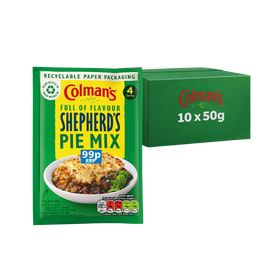 Colman's Full Of Flavour Shepherd's Pie Mix 10 x 50g