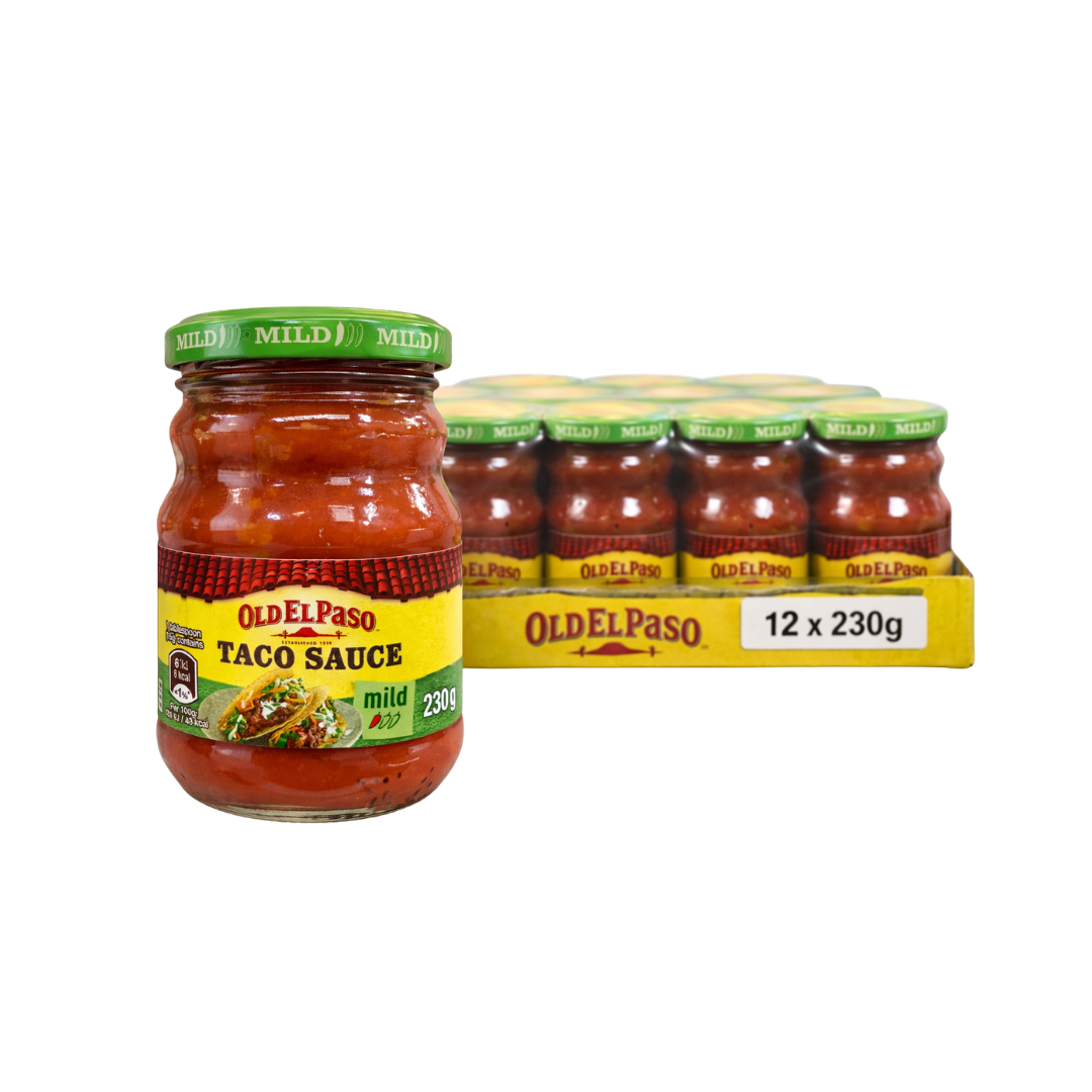 Old El Paso Mild Taco Sauce 12 x 230g