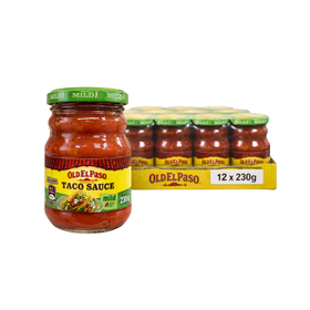 Old El Paso Mild Taco Sauce 12 x 230g
