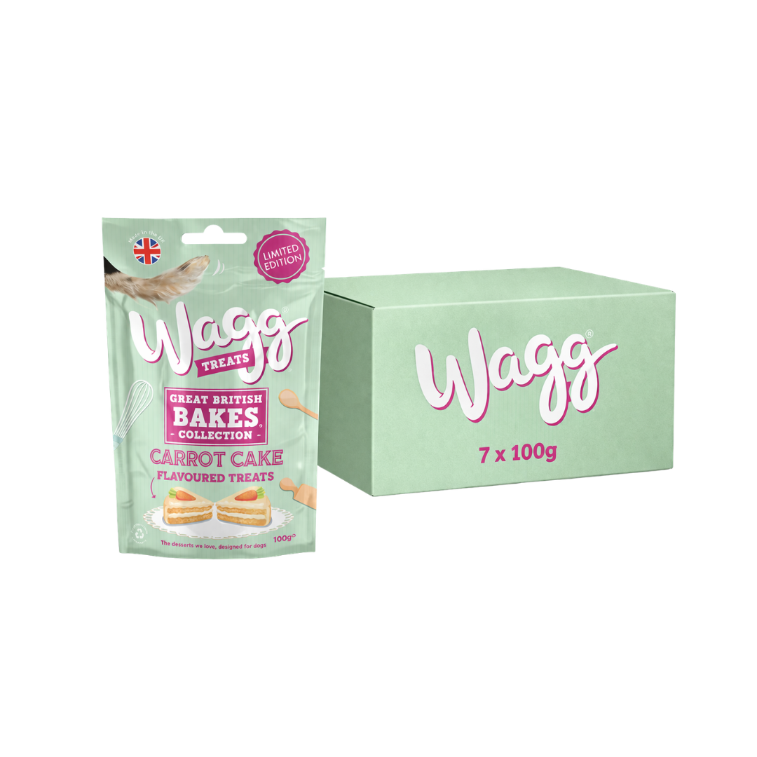 Wagg Dog Treats Great British Bakes Carrot Cake 7 x 100g