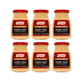 Prymat Fiery Hot Mustard 6 x 180g Jar