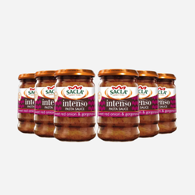 Sacla' Sweet Red Onion & Gorgonzola Intenso 6 x 190g Jars