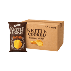 Big Chips Kettle Crinkle Cut Korean Chicken 10 x 100g