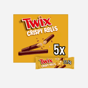 Twix Milk Chocolate Crispy Rolls 5 Pack