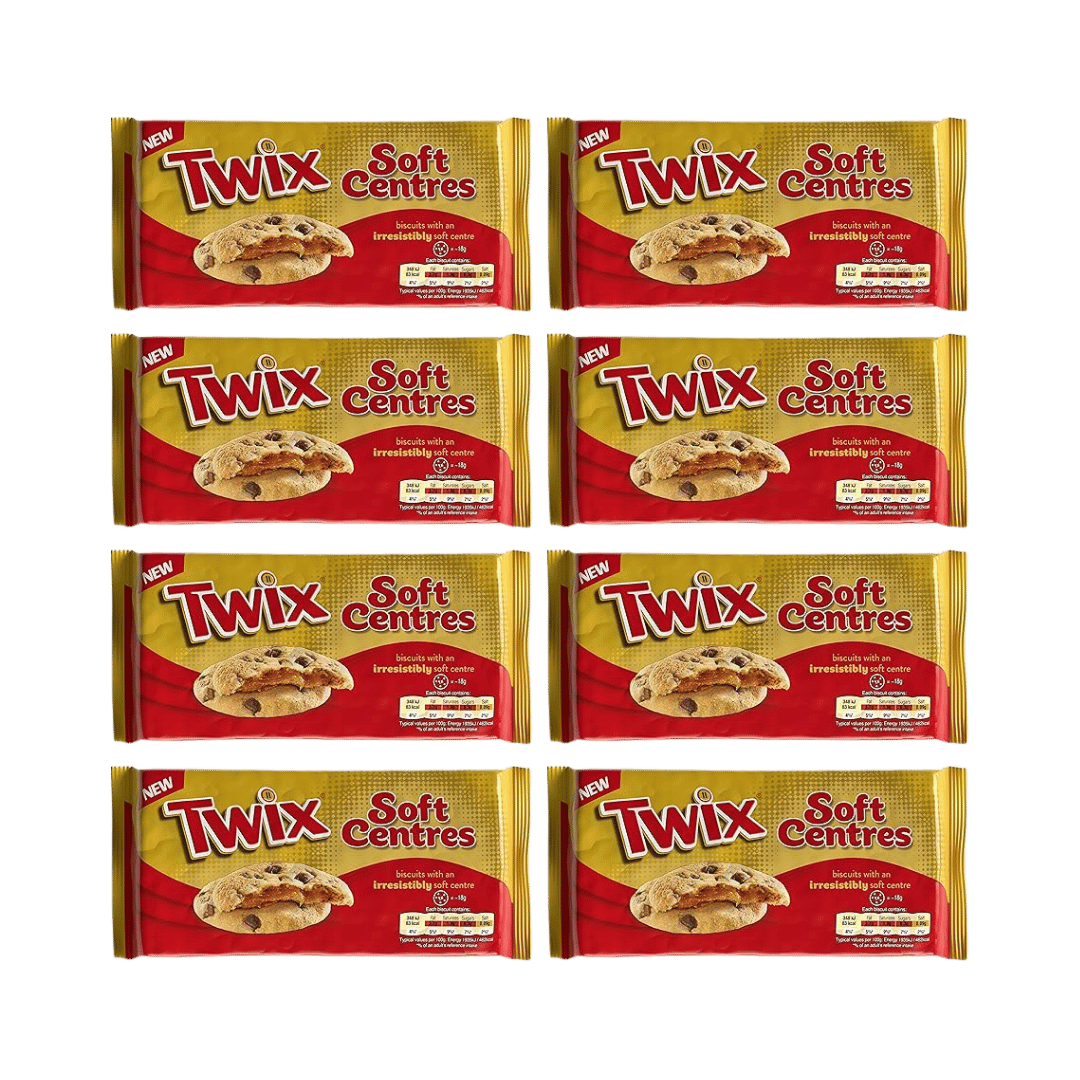 Twix Caramel Soft Centre Biscuits 8 x 144g