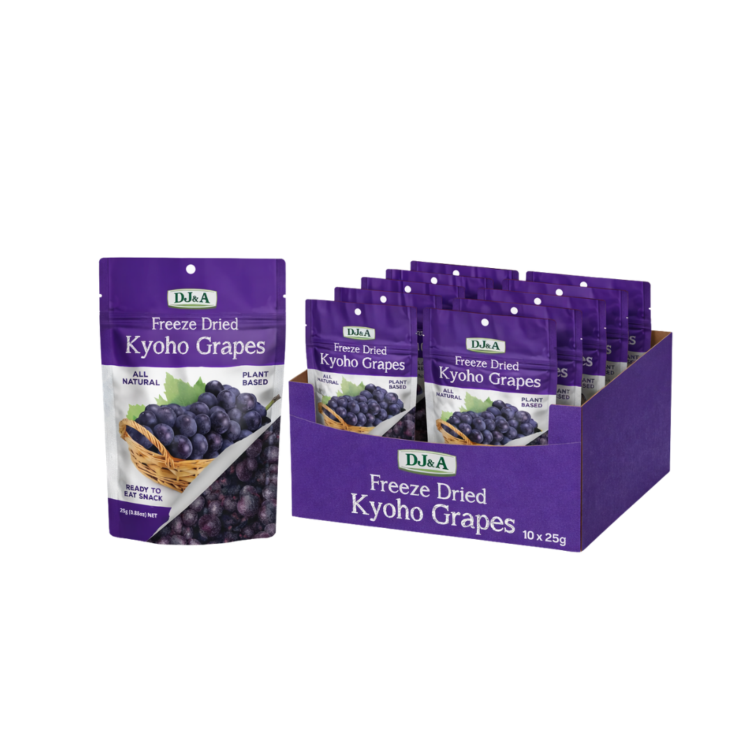 DJ & A Freeze Dried Kyoho Grapes 10 x 25g