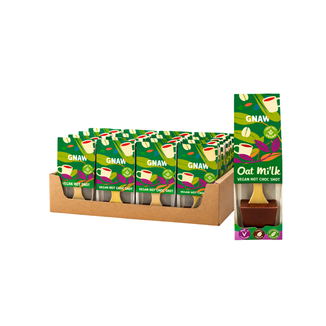 GNAW Vegan Oat Milk Hot Chocolate Shot 15 x 40g