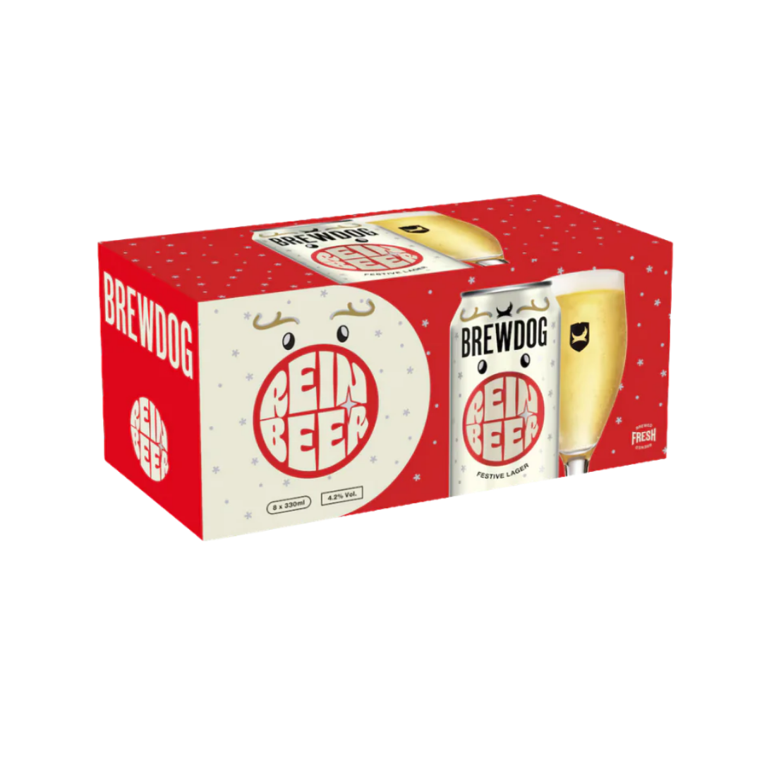 BrewDog ReinBeer Festive Lager 8 x 330ml Cans