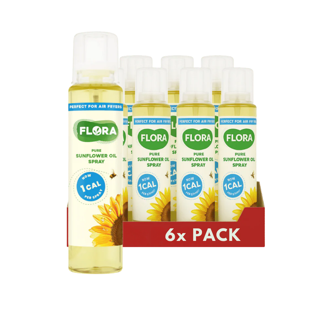Flora Pure Sunflower Oil Spray  6 x 200ml Bottles