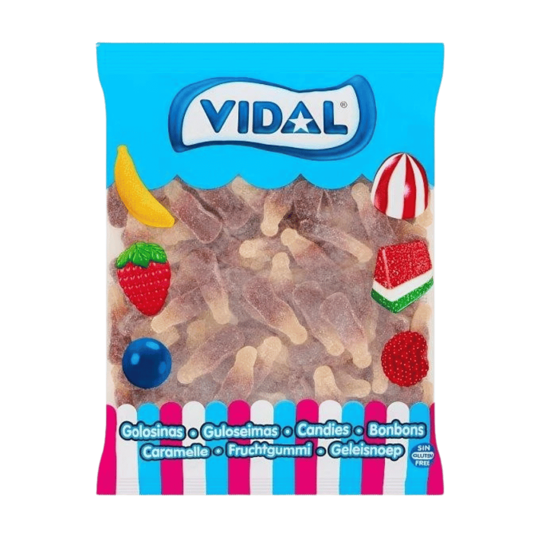 Vidal 1kg Fizzy Cola Bottles