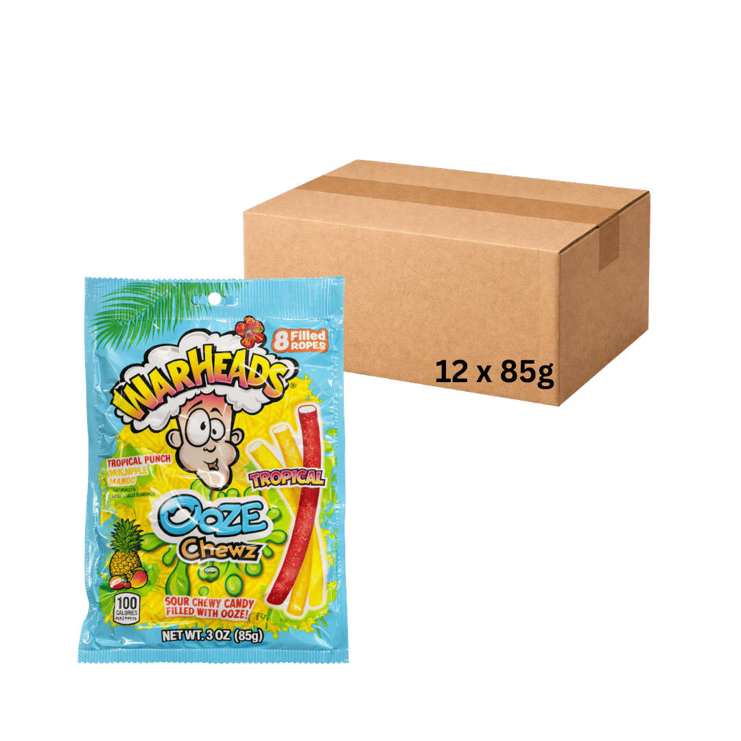 Warheads Ooze Chewz Peg Bag 12 x 85g