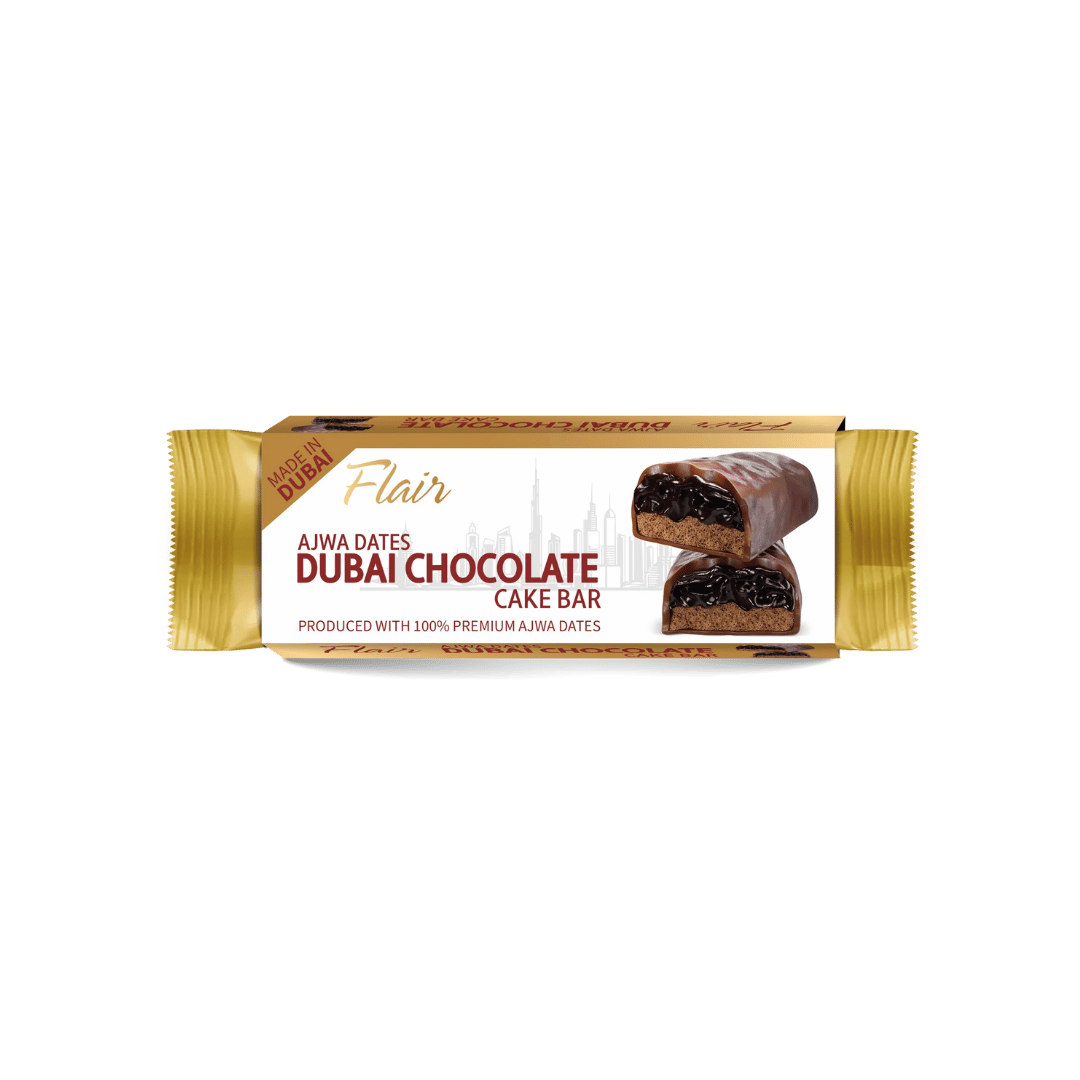 Flair REAL Dubai Ajwa Dates Chocolate Cake Bars