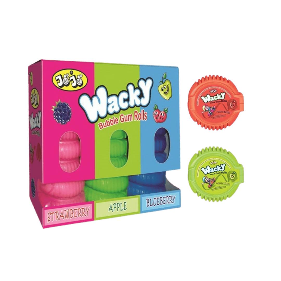 Wacky Chewing Gum Rolls