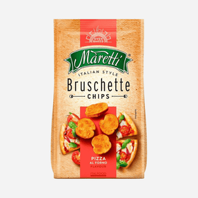Maretti Bruschette Pizza Flavour Crunchy Italian Inspired Chips