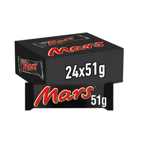 Mars Milk Chocolate Bars 24 x 51g