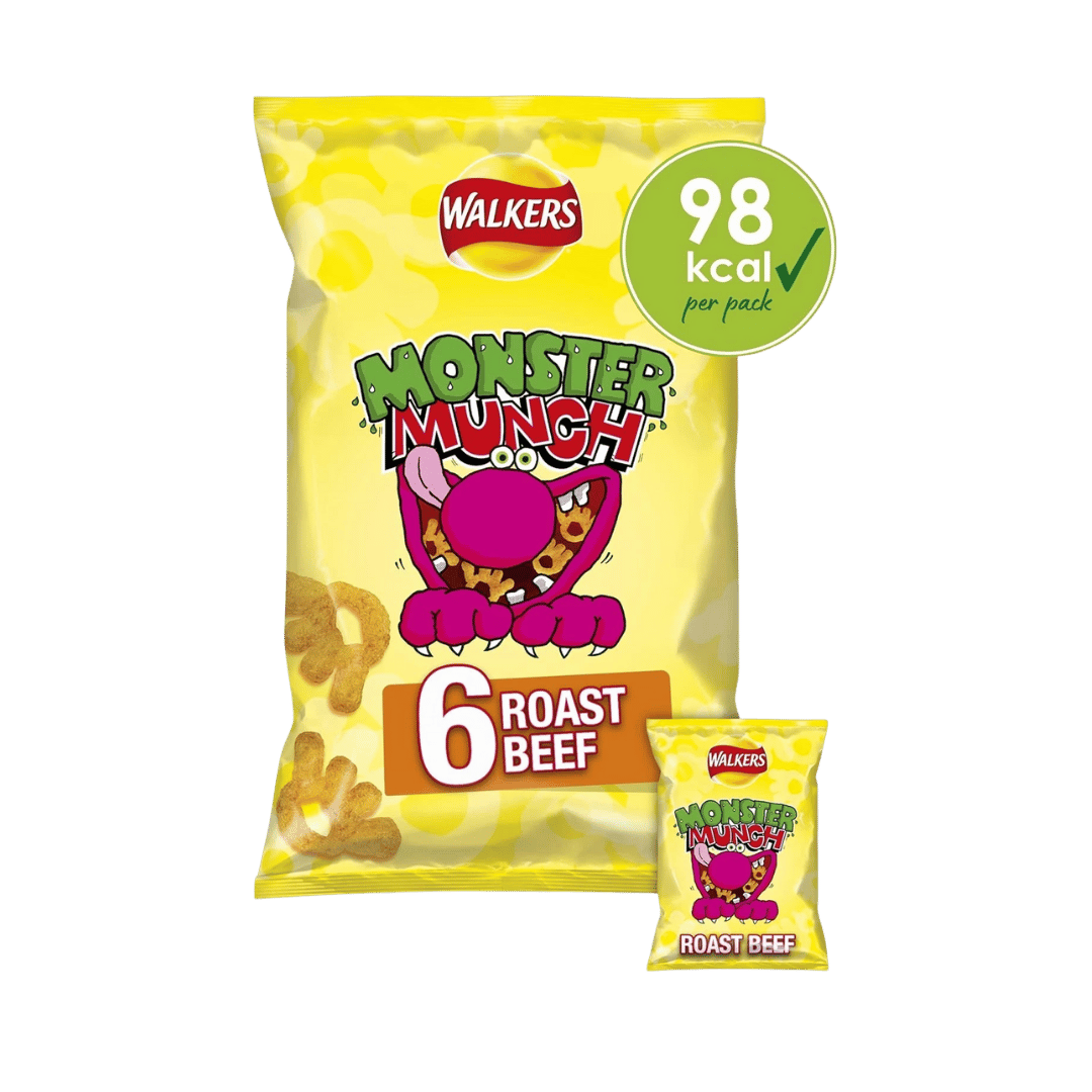 Walkers Monster Munch Roast Beef Multipack Crisps